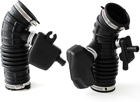 خرطوم منقي هواء للمحرك الأمامي الأيسر والأيمن من AUCERAMIC مناسب لإنفينيتي FX35 Base Sport 2009-2012 3.5L 16576-1CB1A 16576-1CB0A مدخل أنبوب مخرج القناة in Kuwait