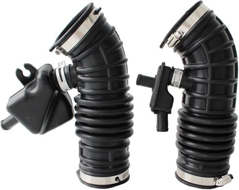 خرطوم منقي هواء للمحرك الأمامي الأيسر والأيمن من AUCERAMIC مناسب لإنفينيتي FX35 Base Sport 2009-2012 3.5L 16576-1CB1A 16576-1CB0A مدخل أنبوب مخرج القناة in Kuwait