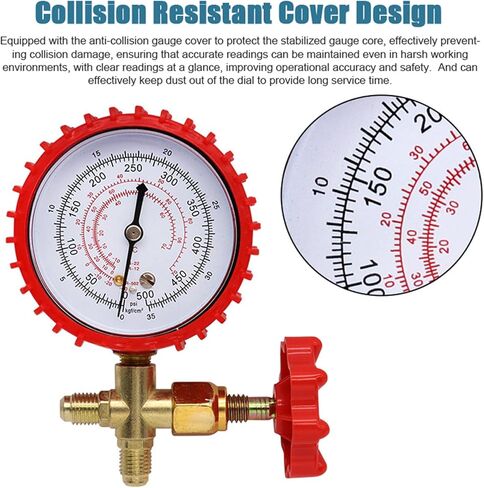 Air Conditioning Refrigeranting Gauge Pressure Adjustable Refrigeration Maintenance Equipment Air Conditioner Repairing Tool for R22 R134 R404 Refrigerants in Kuwait