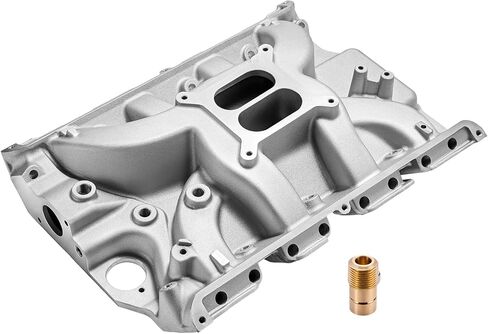 7105 أداء ألومنيوم مشعب السحب مزدوج المستوى متوافق مع Ford FE Big Block BBF 1961-1977 390 406 410 427 428 V8، دورة في الدقيقة 1,500-6,500، فضي in Kuwait