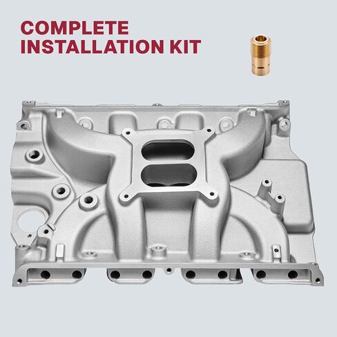 7105 أداء ألومنيوم مشعب السحب مزدوج المستوى متوافق مع Ford FE Big Block BBF 1961-1977 390 406 410 427 428 V8، دورة في الدقيقة 1,500-6,500، فضي in Kuwait