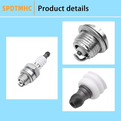 L7T Spark Plug 2-Stroke Fits for Mini Pocket Bike ATV Quad Scooter Trimmer Blower Chainsaw Gas Scooters Brushcutter Strimmer Lawnmover 33cc 36cc 43cc 47cc 49cc 52cc Engine in Kuwait