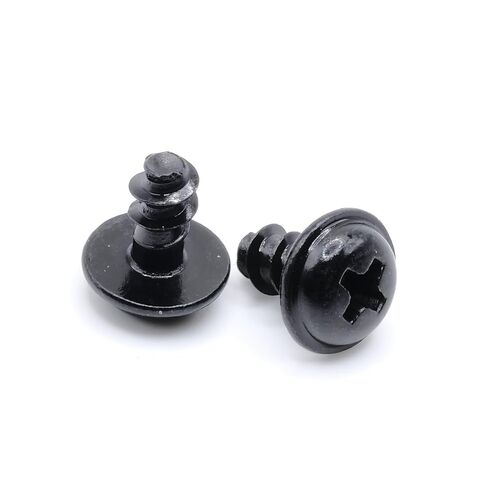ReplacementScrews Stainless Front License Plate Screws Compatible with Tesla Model 3 (All Years and Trim Levels) - Black Oxide Plated (Pack of 4) in Kuwait