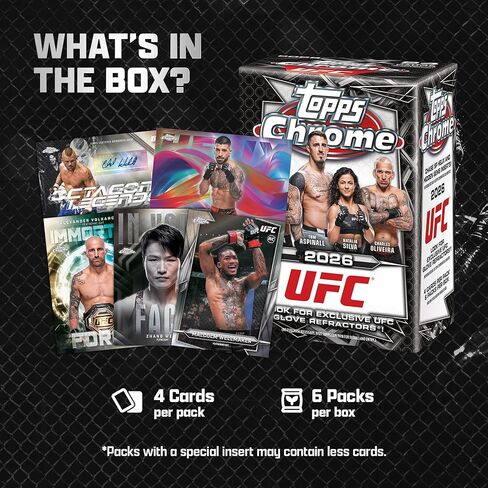 2026 Topps Chrome UFC - Factory Sealed - Value Box in Kuwait