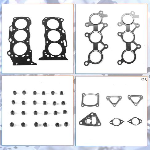 2GRFE 3.5L Engine Cylinder Head Gasket Set Fits for Lexus ES350 RX350 RX450h, for Toyota Avalon Camry Highlander Sienna Venza RAV4 3.5L OE HS26321PT CS26321 in Kuwait