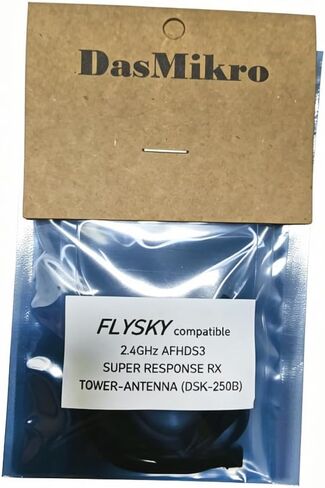 DasMikro DSK-250B 4CH Micro Receiver Flysky AFHDS3 Tower Antenna for RC Car Boat in Kuwait