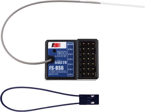 جهاز استقبال FS-BS6 6 قنوات 2.4 جيجا هرتز AFHDS 2A مع جيرو، مخرج PWM لجهاز إرسال Flysky FS-GT5، زاحف RC والسيارات والقوارب in Kuwait