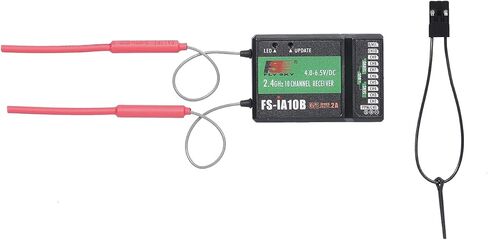 جهاز استقبال Goolsky Flysky FS-iA10B 10 قنوات 2.4 جيجا هرتز AFHDS 2A جهاز استقبال متوافق مع Flysky FS-i6 FS-i6S FS-i6X FS-i10 RC جهاز إرسال لطائرة هليكوبتر بدون طيار RC in Kuwait