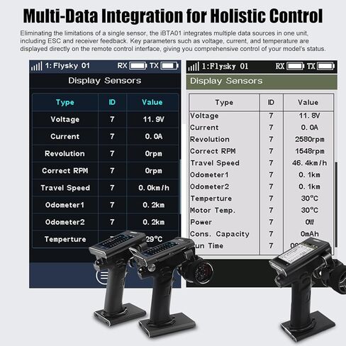 GoolRC Flysky FS-iBTA01 i-BUS2 Telemetry Adapter 3.5-9V/DC for i-BUS2 Protocol Series Receivers Supported 512M~8G Memory Cards in Kuwait