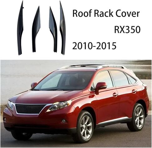 غطاء حاجز سقف السيارة متوافق مع لكزس RX300/330/270/350/450 2010-2015 أسود in Kuwait