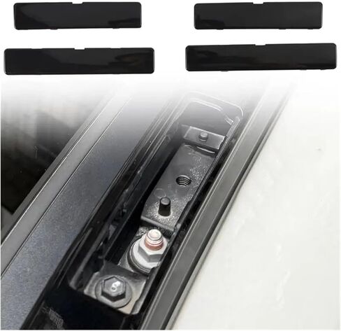متوافق لتويوتا RAV4 2020 2021 2022 2023 2024 البلاستيك سقف القضبان رفوف غطاء تغليف قذيفة 4 قطعة in Kuwait
