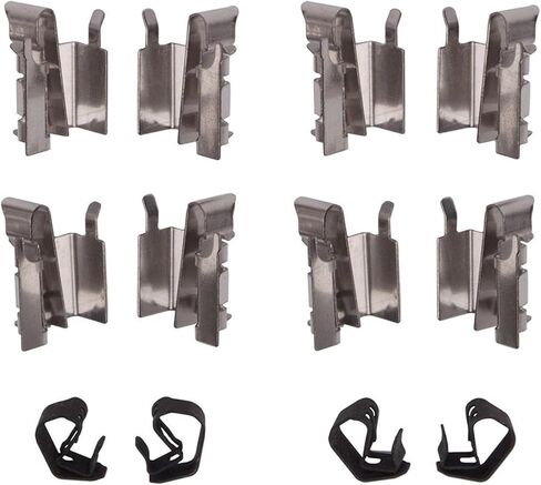 Front Disc Brake Caliper Hardware Kit, Anti-Rattle Pad Clips & Guide Pins Replacement Compatible with Toyota Corolla 2019 2.0L l4, Compatible with Toyota Corolla iM 2017-2018 1.8L l4 Set of 1 in Kuwait