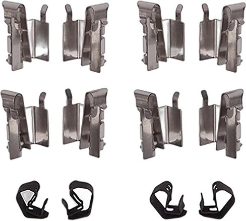 Front Disc Brake Caliper Hardware Kit, Anti-Rattle Pad Clips & Guide Pins Replacement Compatible with Toyota Corolla 2019 2.0L l4, Compatible with Toyota Corolla iM 2017-2018 1.8L l4 Set of 1 in Kuwait