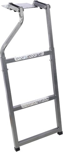 Pickup Truck Tailgate Ladder Black Steel Universal Fit Easy Access Outdoor Use in Kuwait