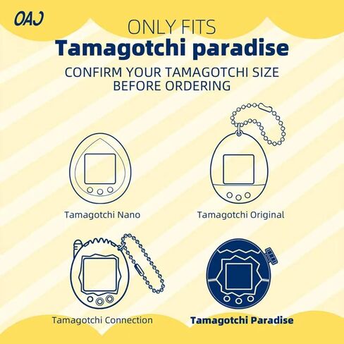 OAJ Silicone case for Tamagotchi Paradise Interactive Toy Digital Pet with Lanyard , Cute Dinosaur Cover Compatible with Tamagotchi Paradise Electronic Pet. in Kuwait
