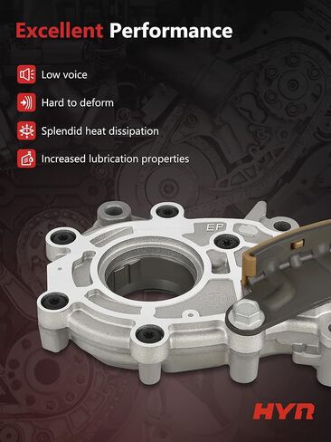 مضخة زيت HYR M353 متوافقة مع Buick Enclave Cadillac Impala Traverse Chevy GMC Saturn Saab، 2.8L 3.0L 3.6L V6 DOHC 24 صمام، استبدال # 12640448 224-43667 in Kuwait