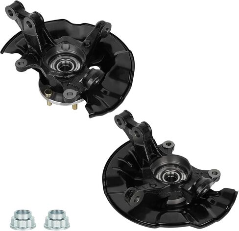 Front Steering Knuckle & Wheel Bearing Hub Assembly for Toyota Corolla 2014-2018 L4 1.8L, Matrix 2009-2013 L4 1.8L, Left Driver and Right Passenger Side in Kuwait