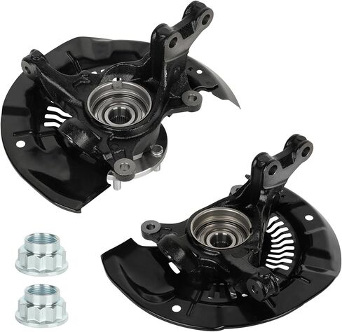 TadaMark مفاصل التوجيه الأمامية ومجموعة محور تحمل العجلة مناسبة لسيارة Toyota Sienna 2011-2017 3.5L (FWD فقط)، السائق الأيسر وجانب الراكب الأيمن in Kuwait