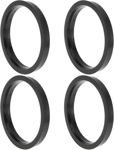 82.1mm to 70.6mm Car Wheel Hub Centric Rings Black Polycarbonate Wheels Center Shaft Shock Absorbing Hubrings 4 Pcs in Kuwait