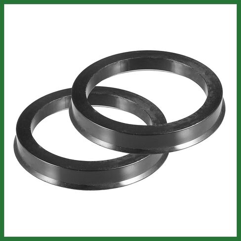 Motoforti 70.1mm to 57.1mm Universal Car Hub Centric Rings Black - Pack of 4 Long-Lasting in Kuwait