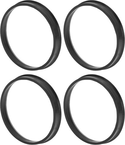 Car Wheel Hub Centric Rings Durable Wheels Center Shaft Shock Absorbing Hubrings Black 4 Pcs OD 78.1mm to ID 72.6mm Polycarbonate Durable Material in Kuwait