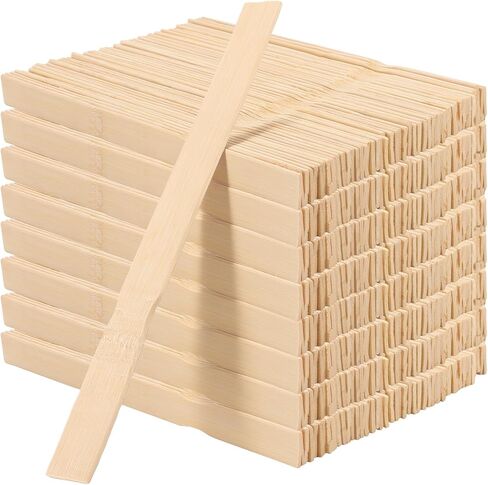 400 Pack Paint Stir Sticks, 10 Inch Natural Wood Craft Paddles for Garden Plant Labels, Paint Mixing, 10 x 0.94 x 0.12 inch in Kuwait