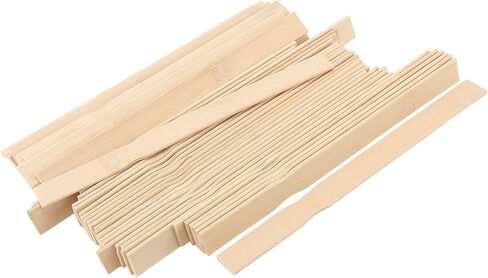 400 Pack Paint Stir Sticks, 10 Inch Natural Wood Craft Paddles for Garden Plant Labels, Paint Mixing, 10 x 0.94 x 0.12 inch in Kuwait