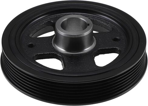 Engine Harmonic Balancer Crank Pulley for Lexus CT200h 2011-2017 for Scion IM 2016 1347037020/134700T010 Steel Balancer Crankshaft Pulley 6 Black in Kuwait
