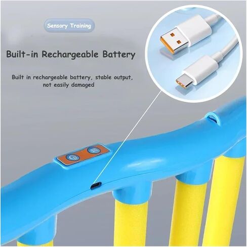 لعبة Reflex Challenge Drop Sticks - لعبة تدريب على التنسيق بين اليد والعين ورد الفعل للأطفال والكبار، لعبة عصي الإمساك بتمارين الأعصاب in Kuwait