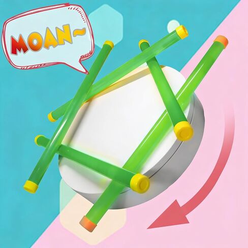Novelty Place مقاس 16 بوصة صانعة ضوضاء أنبوبية من قطعتين - أنابيب صوتية مضحكة للحفلات - ألعاب عالية الصوت لصالح الحفلات - أخضر in Kuwait