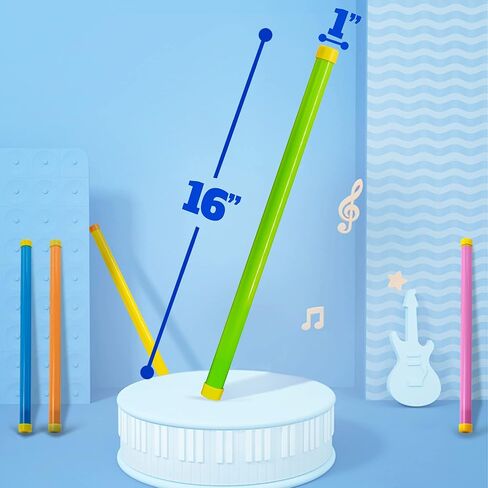 Novelty Place مقاس 16 بوصة صانعة ضوضاء أنبوبية من قطعتين - أنابيب صوتية مضحكة للحفلات - ألعاب عالية الصوت لصالح الحفلات - أخضر in Kuwait
