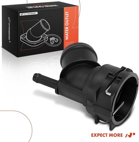 A-Premium Coolant Hose Flange Connector Compatible with Volkswagen - Tiguan 2009-2017, Tiguan Limited 2018, 2.0L - Upper Radiator Hose to the Radiator in Kuwait