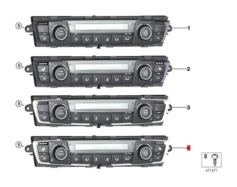 Climate Control Switch for 1 3 Series F20 F30 F35 320b Mw328 335 116 118 X6 Seat Switch Panel Car Air Conditioning Control in Kuwait