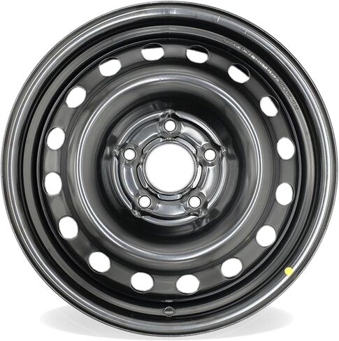 New Set of 16" 16x6.5 Inch Steel Wheel for 2013–2019 Nissan Sentra | OEM Design Replacement Rim | Black Finish | Direct Fit - OE Stock Specs | 62599 in Kuwait