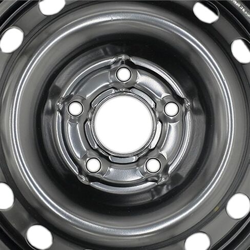 New Set of 16" 16x6.5 Inch Steel Wheel for 2013–2019 Nissan Sentra | OEM Design Replacement Rim | Black Finish | Direct Fit - OE Stock Specs | 62599 in Kuwait