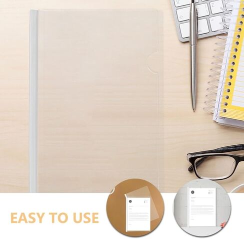 Zerodeko 10pcs B5 Slide Grip Binding Bars Cover Pull Rod Clips Paper Binder Clips for Office Report Document Filing in Kuwait