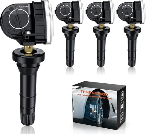 مستشعر TPMS 315 ميجا هرتز 4 حزم، مستشعر نظام مراقبة ضغط الإطارات المبرمج مسبقًا مناسب لفورد F150 F250 Edge Escape Explorer موستانج لينكولن MKX MKZ Nautilus، استبدل FR3Z1A189A F2GZ1A189A in Kuwait