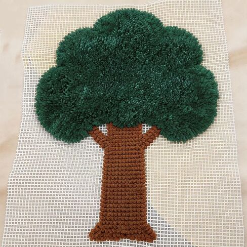 Latch Hook Canvas， Blank Rug Hooking Mesh Canvas for Hand-Woven Tapestries and Rugs (White, 50 x 150 cm) in Kuwait
