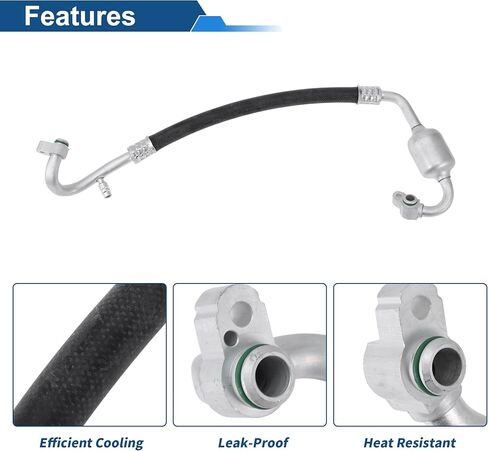 خرطوم سائل التبريد A/C لسيارة Toyota Camry 2006-2011 خرطوم ضغط خط أنابيب تكييف الهواء رقم 8871206180 حديد مطاطي in Kuwait