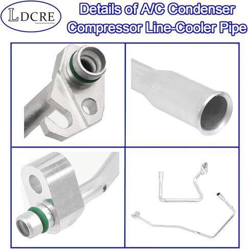أنبوب تبريد خط ضاغط مكيف الهواء متوافق مع إنفينيتي G25 G35 G37 Q40 Q60 2007-2015,370Z 2009-2020 | استبدل 92446-JK20B 92446JK20B in Kuwait
