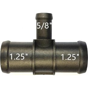 1.25" x 1.25" x 5/8",Radiator Coolant Hose 3-Way Connector,Heater T-Joint Diverter,Water Pipe Splitter Repair Kit for Chevrolet,GMC,Ford,Jeep,Ram,Dodge,Chrysler,Hyundai,Kia,Buick,Cadillac,Lincoln,32mm in Saudi Arabia