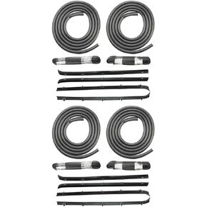2 of - Front Door Window Run Sweep Felts Weatherstrip Seals Kit Set for K5 Blazer 1981-1986,for C1500/C2500 Suburban 1981-1986,for R/V 1500/2500 Suburban 1989-1991 Truck in Kuwait