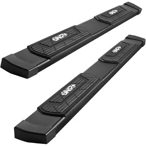 BINARY STAR 6 Inch Running Boards Compatible with 2019-2026 Ford Ranger Super Crew Cab with 4 Full-Size Doors. Side Steps Nerf Bars, Black Carbon Steel Step Bars with Non-Slip Plastic Pads. in Saudi Arabia