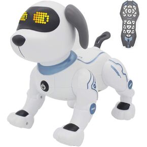Fisca Remote Control Dog, RC Robotic Stunt Puppy Voice Control Toys Handstand Push-up Electronic Pets Dancing Programmable Robot with Sound for Kids Boys and Girls Age 6, 7, 8, 9, 10 Year Old in Kuwait