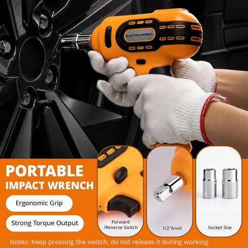 Electric Car Jack Kit 5 Ton 12V Floor Jack Portable Hydraulic Car Jack with Impact Wrench and Tire Inflator Pump for SUV Sedans Tire Change with LED Light, Lifting Height 4.7 to 18 Inch in Kuwait