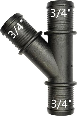 3/4" x 3/4" x 3/4" Fittings,Radiator Coolant Hose 3-Way Connector,Heater Y-Joint Diverter,Water Pipe Splitter Repair Kit for BMW,Mercedes-Benz,Audi,VW,Ford,Porsche,Land Rover,MINI,Jeep,GMC,Honda,19mm in Kuwait