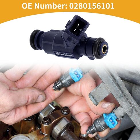 1 Pc No.0280156101/94860513000/948 60513002/94860513001 Fuel Injector for Porsche Cayenne S 4.5L V8 2003-2006 Car Engine Flow Match Fuel Nozzle in Kuwait
