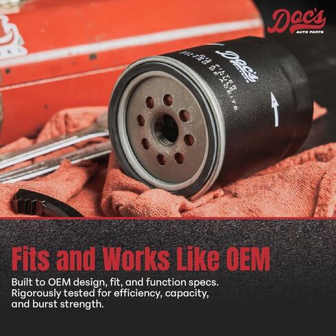 Doc's Auto Parts Oil Filter D5436 | Compatible with Chevrolet 2002-2017, GMC 2010-2017, Buick 2010-2017, Pontiac 2002-2010, Saturn 2000-2010, Oldsmobile 2002-2004 in Kuwait