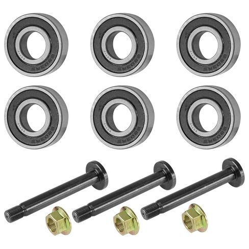 Replacement Spindle Shaft and Bearings for Toro MX 4275 4260 4250 4200 3450 Riding Mower 3X, Replaces Mod-C88-40141 74750, Pack of 3 in Kuwait