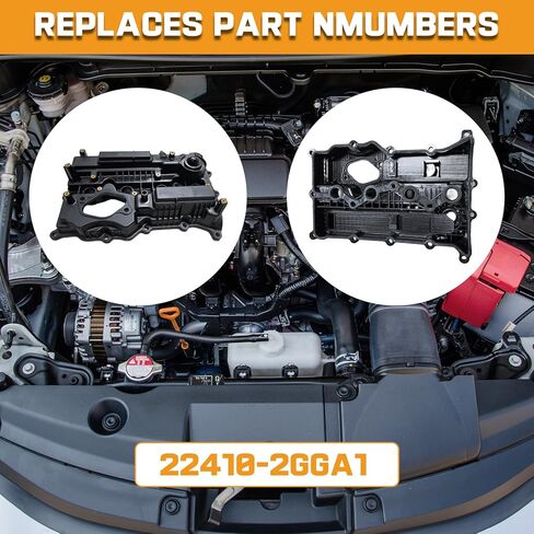 22410-2GGA1 أغطية صمامات المحرك البديلة للسيارات متوافقة مع Hyundai Santa Fe 2019-2020 Santa Fe Sport 2016-2018 Sonata 2015-2019 Tucson 15-18 Kia Optima 16-20 Sorento 15-20 2.0L in Kuwait